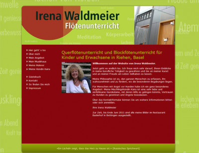 Irena Waldmeier, Musiklehrerin
